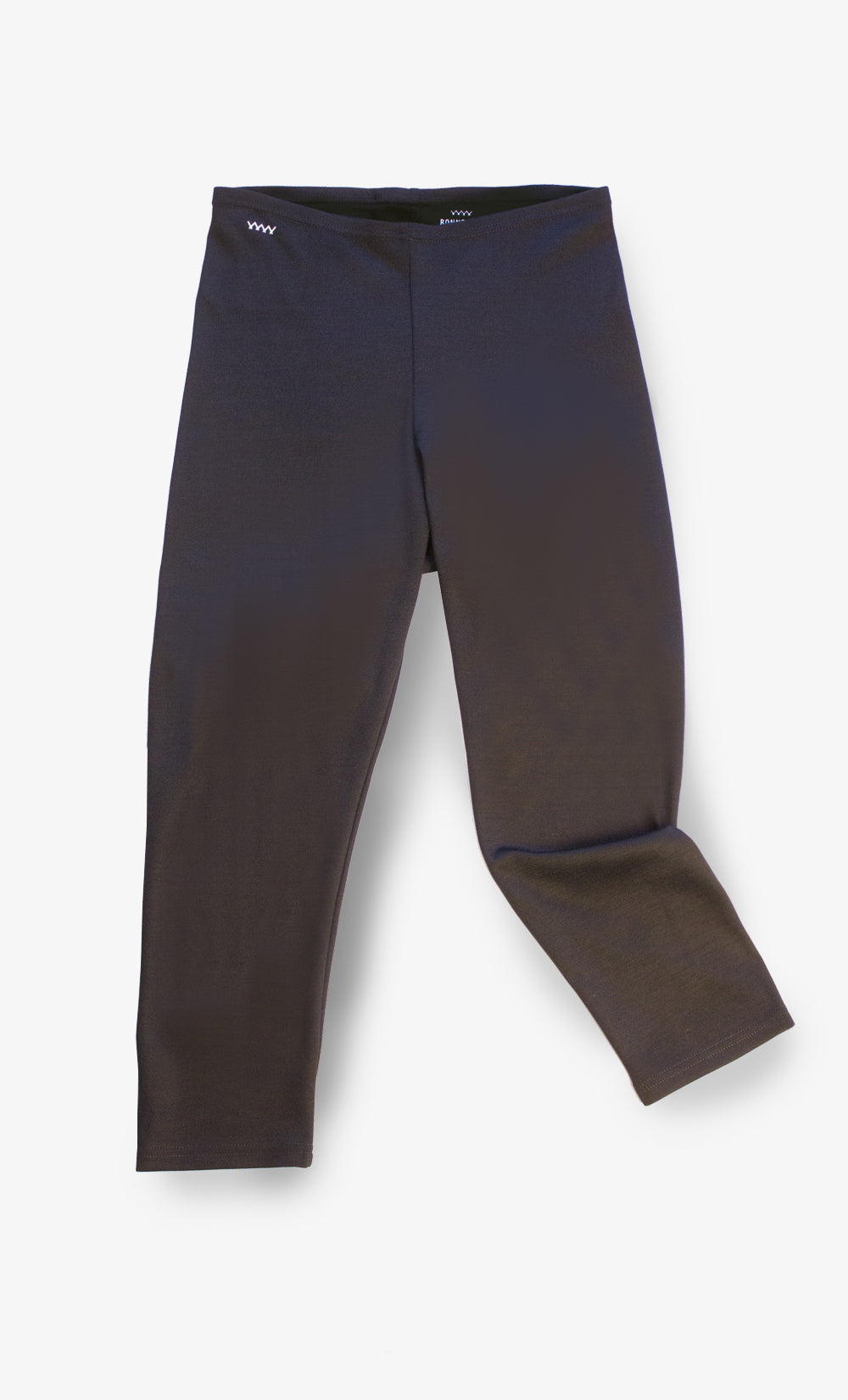 Women's Merino 3/4 Ski Leggings - Black