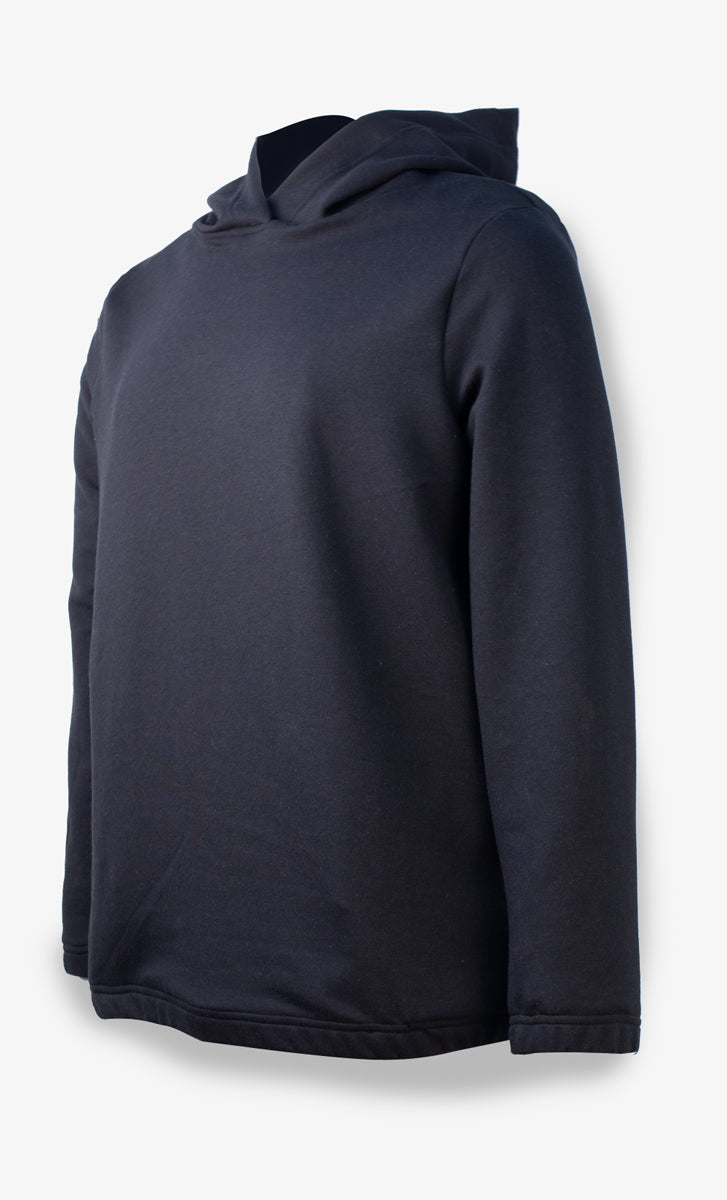 Women's Tencel Fleece Hooded Top Black