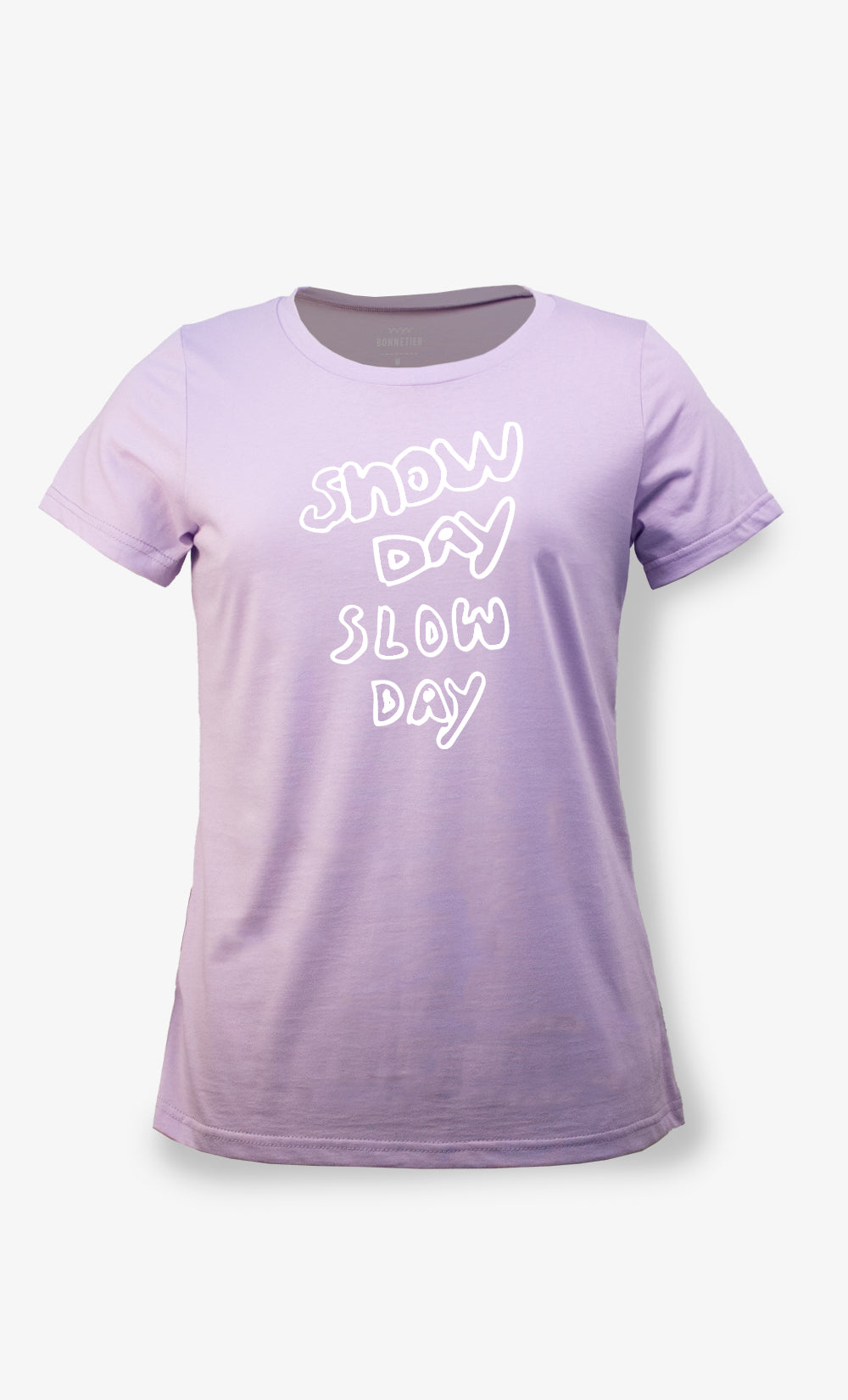 Women's T-Shirt Purple - Snow Day