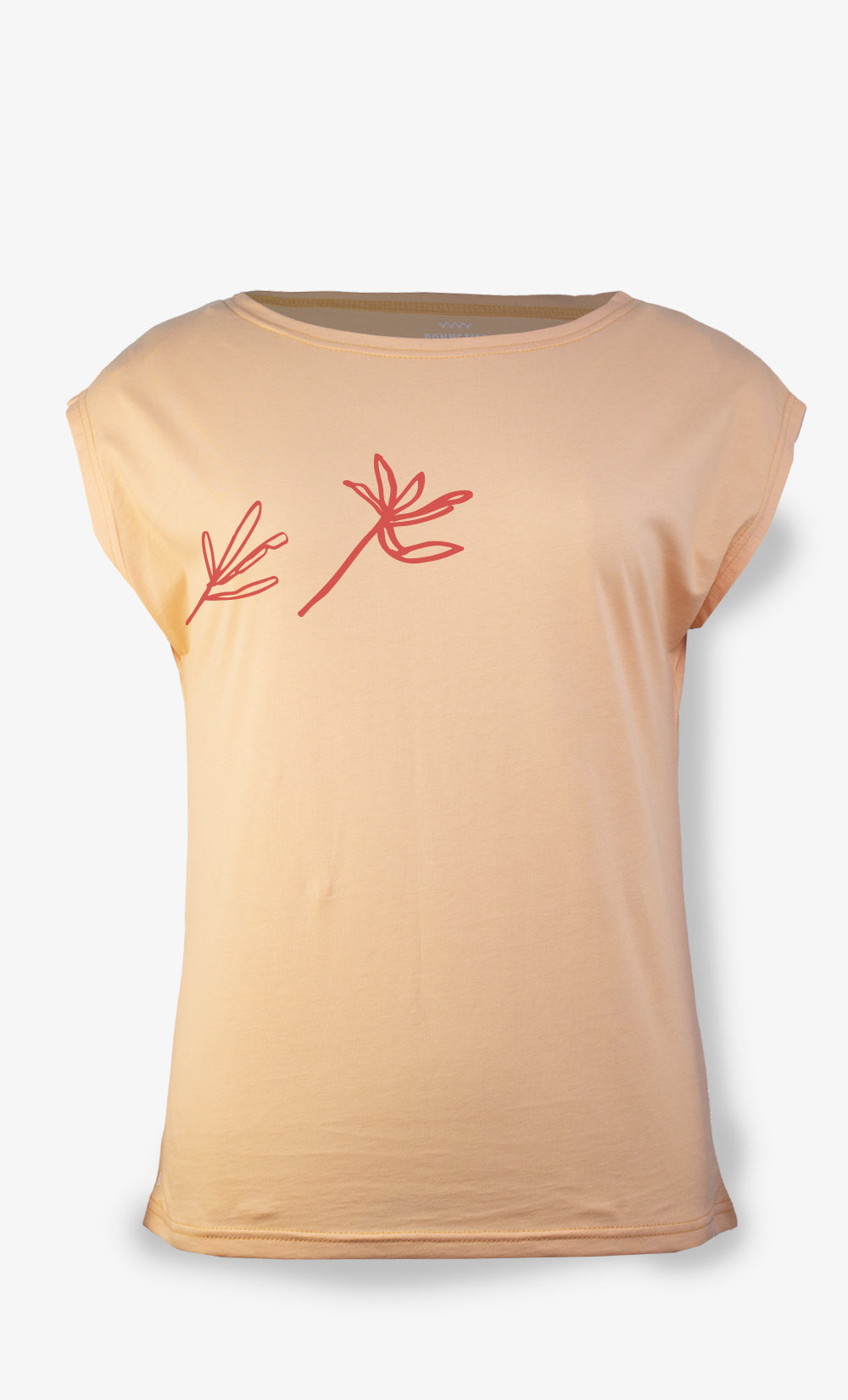 Women's Apricot T-Shirt - Asclepias