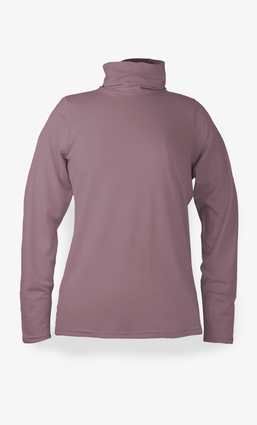 Women's Merino Roll Neck Jumper - Old Pink
