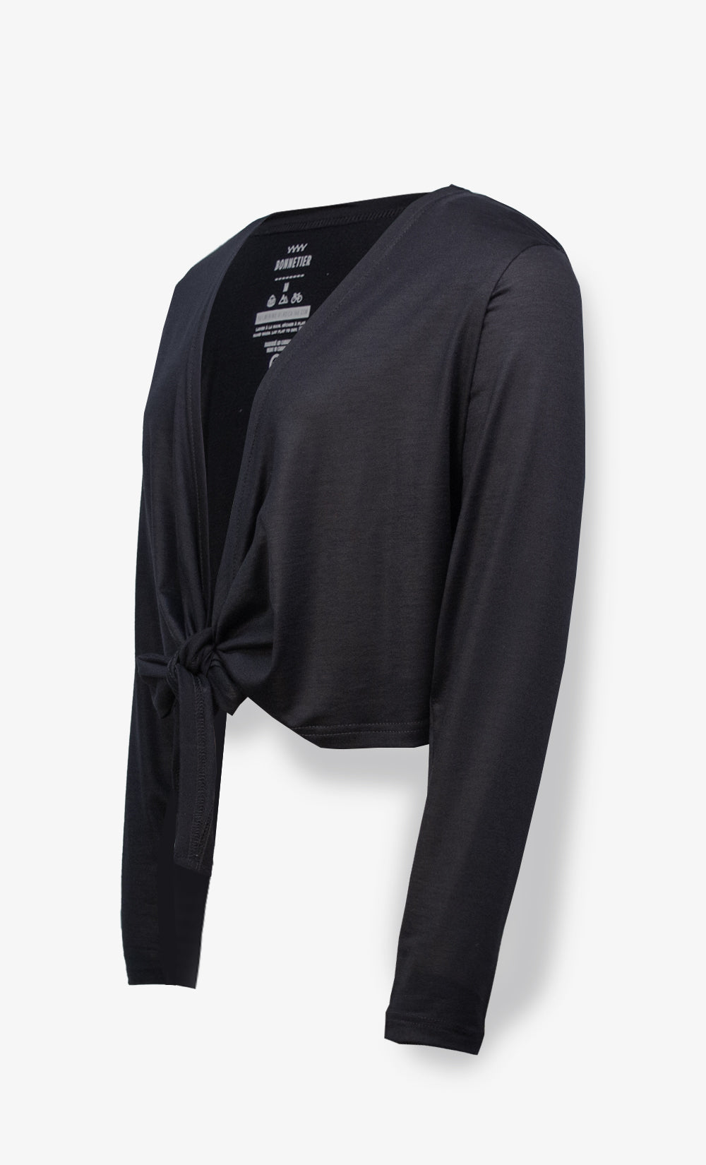 Women's Black Merino Stretchwool™ Long Sleeve Top