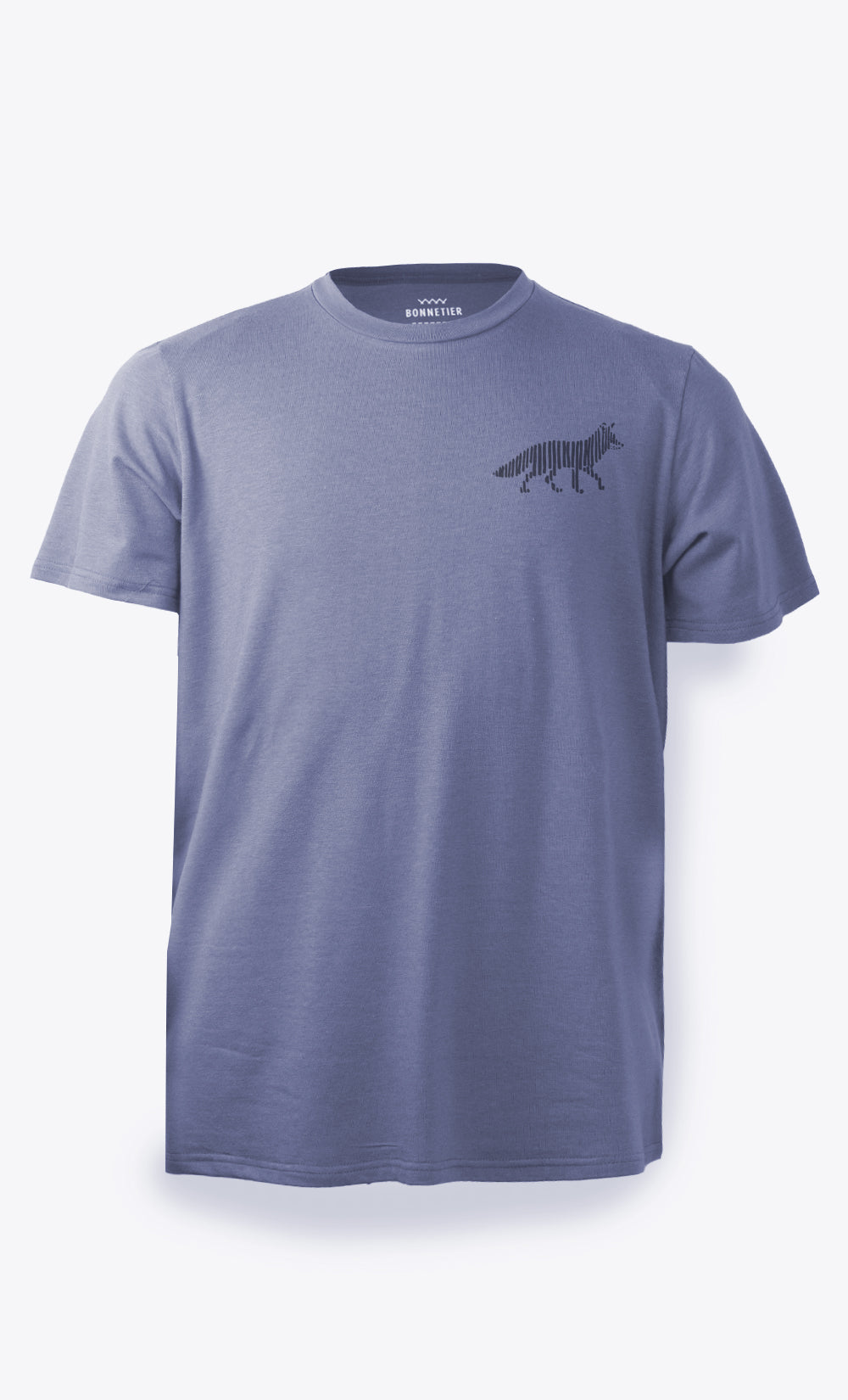 Men's Blue Velvet T-Shirt - Fox
