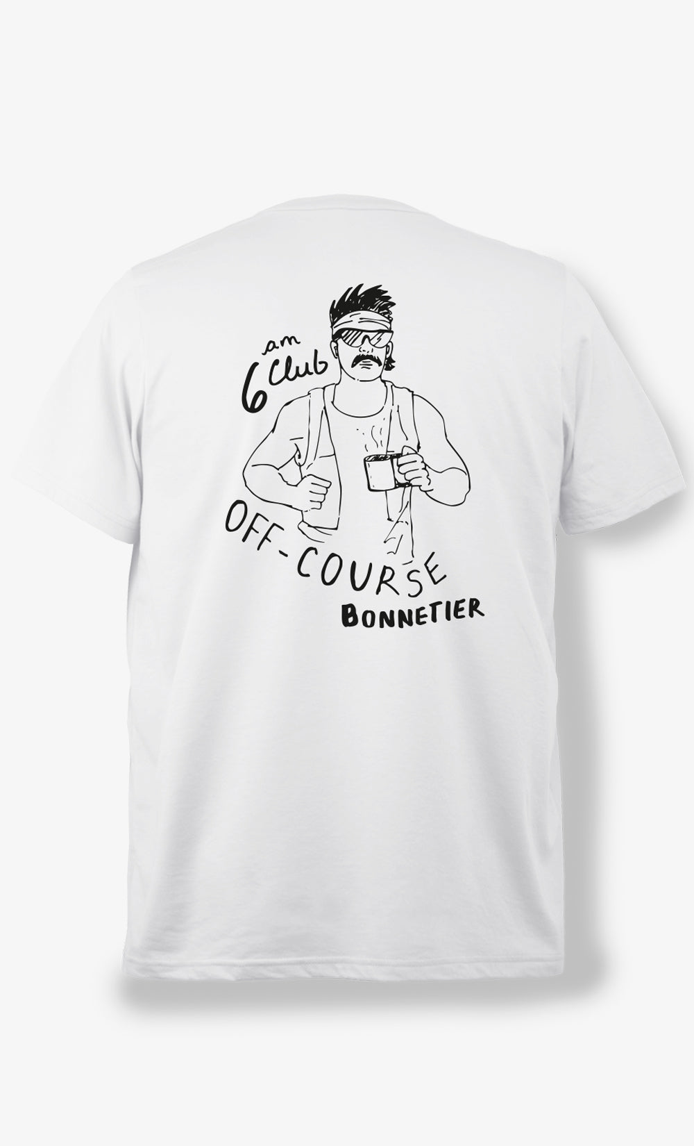Men's White T-Shirt - Off Course
