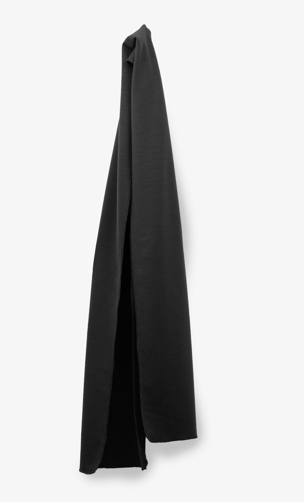 Foulard 100 % Mérinos Brossé - Noir