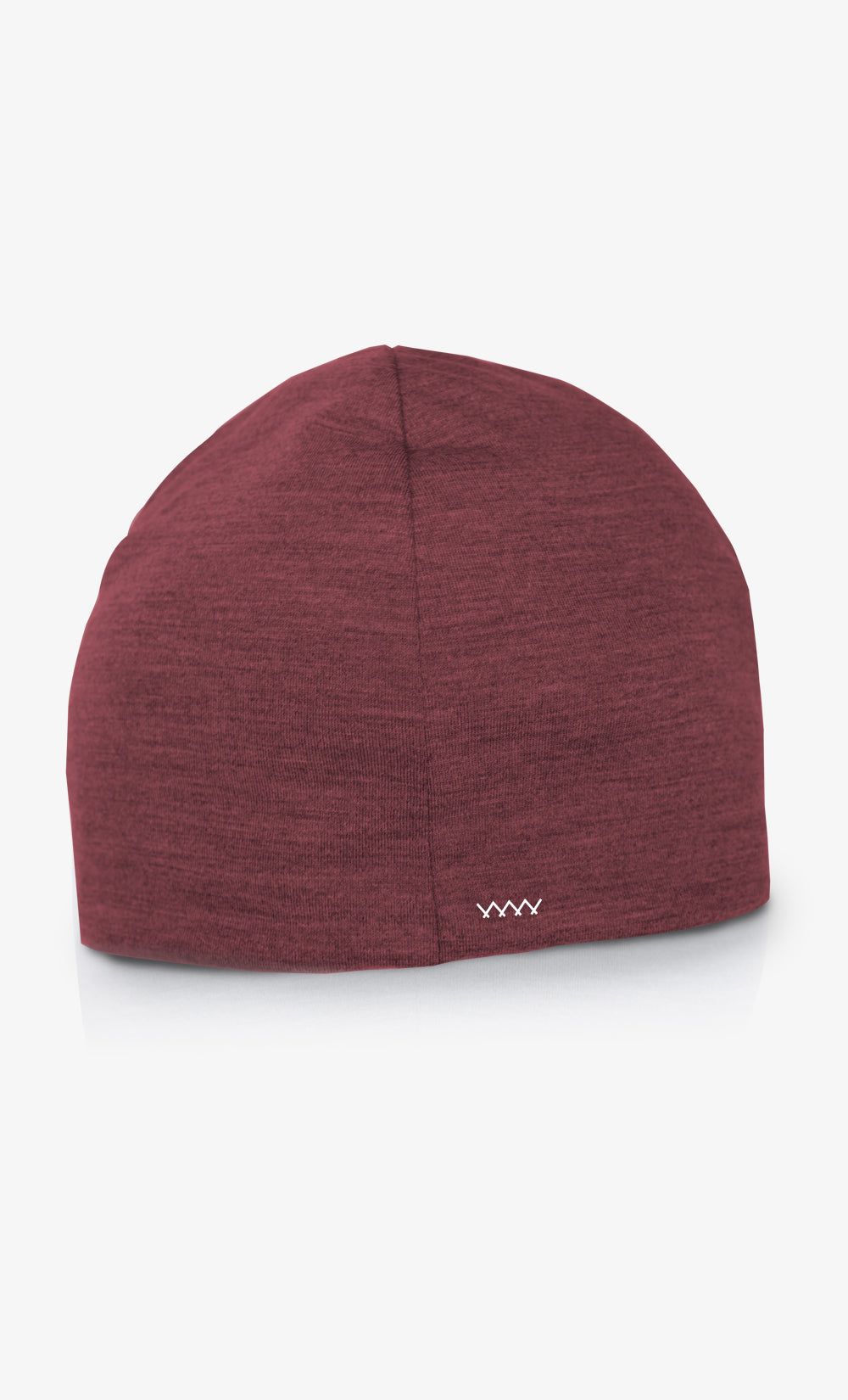 100% Merino Double Reversible Beanie - Terra Rosa and Black